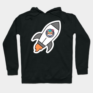 Space dog love Hoodie